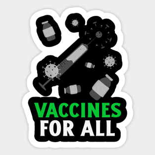 Vaccines for all Sticker